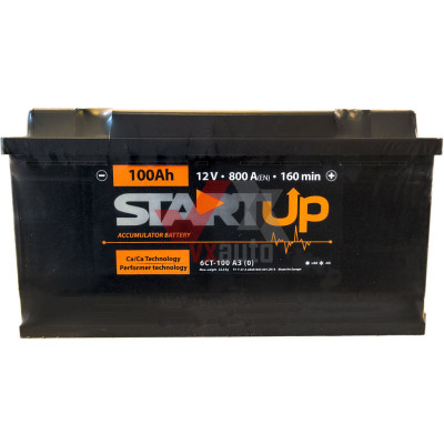 Акумулятор 100 зворотня (+ справа) 800A Startup Супер Економ