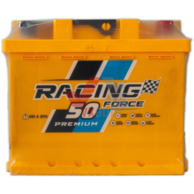 Аккумулятор 50 обратная (+ справа) 480А Force Racing Premium