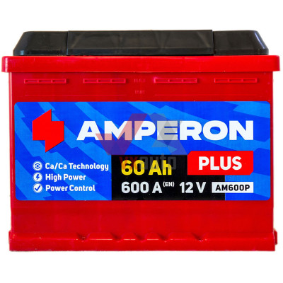 Акумулятор 60 зворотня (+ справа) 600А Amperon