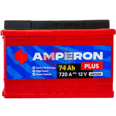 Акумулятор 74 зворотня (+ справа) 720A Amperon