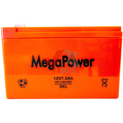 Аккумулятор для ИБП 12v 7.5 Ah MegaPower