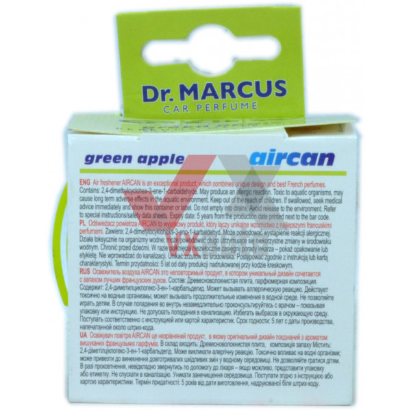 Ароматизатор Dr. Marcus Aircan  Green Apple (Зеленое Яблоко) 40 г консерва