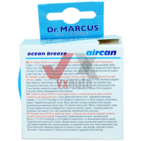 Ароматизатор Dr. Marcus Aircan  Ocean Breeze (Океанський Бриз) 40 г консерва
