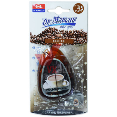 Ароматизатор Dr. Marcus Car Gel  Coffee (Кофе) 10 мл гель на зеркало