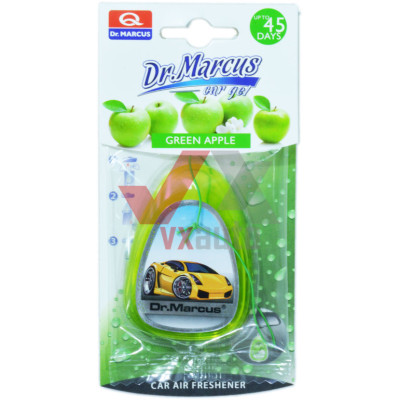 Ароматизатор Dr. Marcus Car Gel  Green Apple (Зеленое Яблоко) 10 мл гель на зеркало
