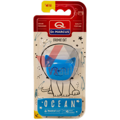 Ароматизатор Dr. Marcus Cosmic Cat Ocean (Океан) підвісний; на дефлектор