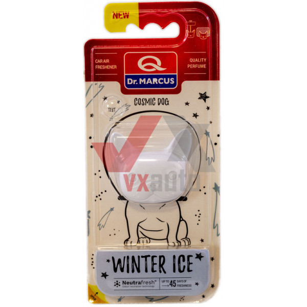 Ароматизатор Dr. Marcus Cosmic Dog Winter Ice (Зимний Лед) подвесной; на дефлектор