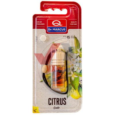 Ароматизатор Dr. Marcus Ecolo  Citrus (Лимон) 4.5 мл флакон на дзеркало
