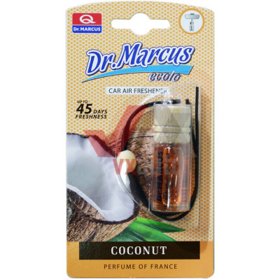 Ароматизатор Dr. Marcus Ecolo  Coconut (Кокос) 4.5 мл флакон на зеркало