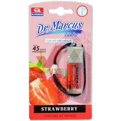 Ароматизатор Dr. Marcus Ecolo  Strawberry (Клубника) 4.5 мл флакон на зеркало
