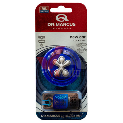 Ароматизатор Dr. Marcus Lucky Pin New Car (Нова Машина) підвісний; на дефлектор