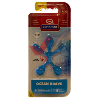 Ароматизатор Dr. Marcus Lucky Top  Ocean Brave (Океанский храбрец) подвесной; на дефлектор