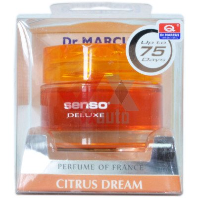 Ароматизатор Dr. Marcus Senso Delux  Citrus Dream (Цитрусовая Мечта) 50 мл гель на приборную панель