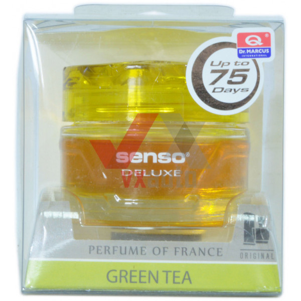 Ароматизатор Dr. Marcus Senso Delux  Green Tea (Зеленый Чай) 50 мл гель на приборную панель