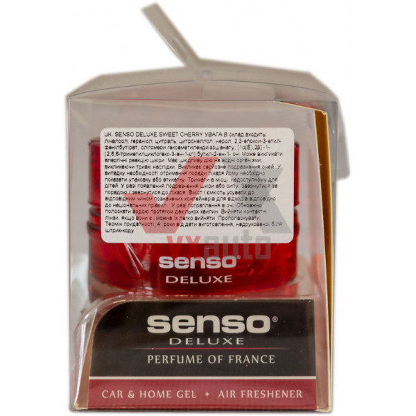 Ароматизатор Dr. Marcus Senso Delux  Sweet Cherry (Черешня) 50 мл гель на панель приладів