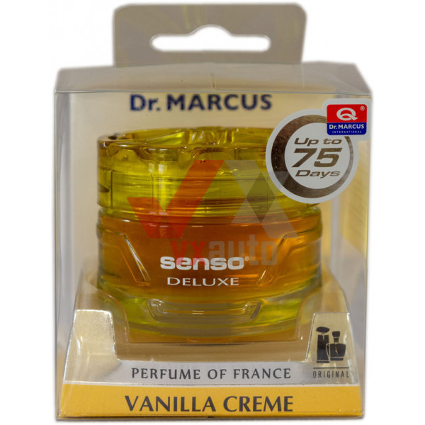 Ароматизатор Dr. Marcus Senso Delux  Vanilla Creme (Ванільний Крем) 50 мл гель на панель приладів