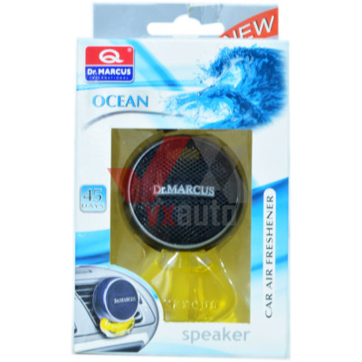Ароматизатор Dr. Marcus Speaker Bialy  Ocean (Океан) 8 мл динамик с флаконом на дефлектор