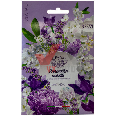 Ароматизатор Geca Profumatori casseto Lavanda (Лаванда) лист, к-т (3 шт.)