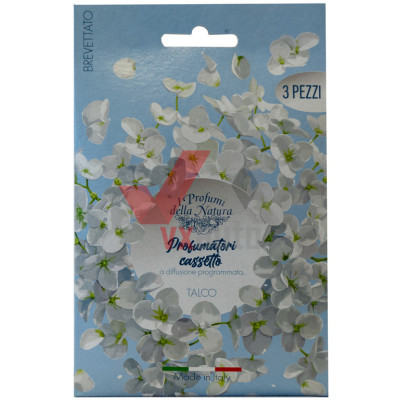 Ароматизатор Geca Profumatori casseto Talco (Тальк) лист, к-т (3 шт.)