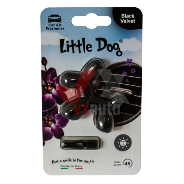 Ароматизатор Little Dog Black Velvet (Чорний Вельвет) 12 г на дефлектор