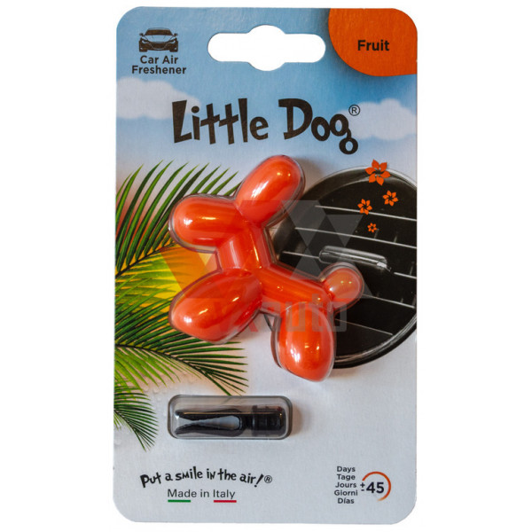 Ароматизатор Little Dog Fruit (Фрукти) 12 г на дефлектор