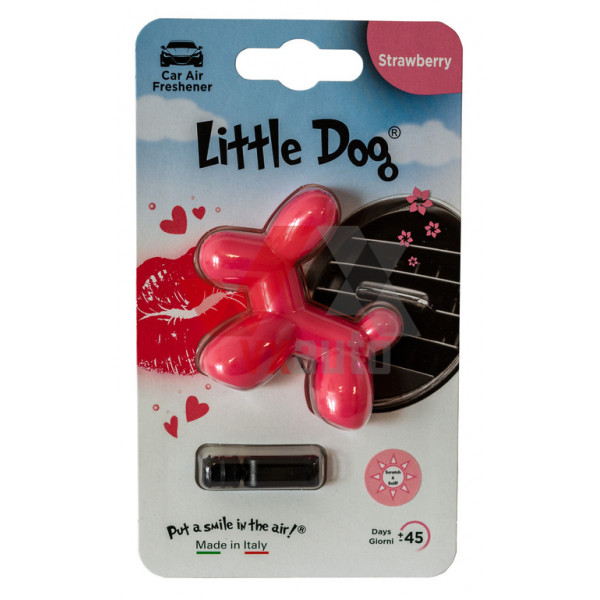 Ароматизатор Little Dog Strawberry (Клубника) 12 г на дефлектор