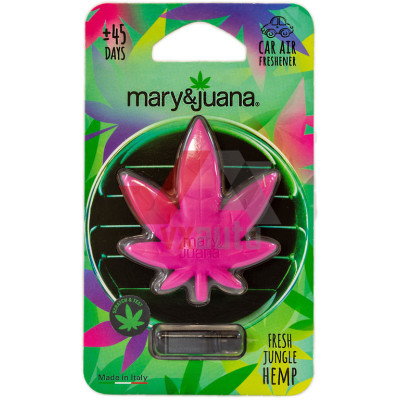Ароматизатор Mary&Juana Polimer Pink підвісний; на дефлектор