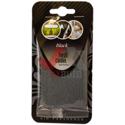 Ароматизатор ReadySteady Fresh Cards Black (Черный) листок