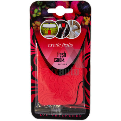 Ароматизатор ReadySteady Fresh Cards Exotic Fruits (Экзотические Фрукты) листок