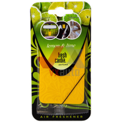 Ароматизатор ReadySteady Fresh Cards Lemon+Lime (Лимон+Лайм) листок