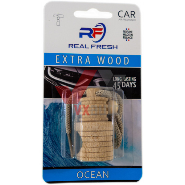 Ароматизатор Real Fresh Extra wood Ocean (Океан) 5 мл флакон на зеркало