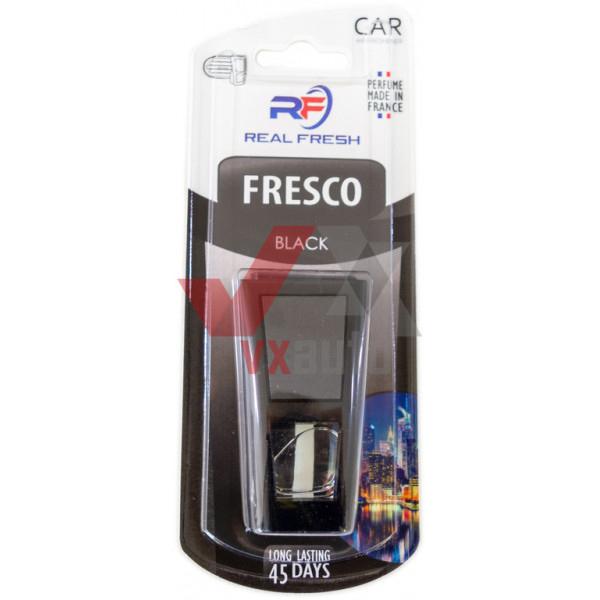 Ароматизатор Real Fresh Fresco Black (Чорний) 8 мл динамік з флаконом на дефлектор