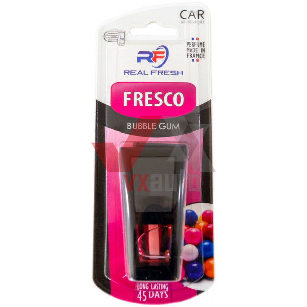 Ароматизатор Real Fresh Fresco Bubble Gum (Жвачка) 8 мл динамик с флаконом на дефлектор
