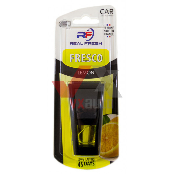 Ароматизатор Real Fresh Fresco Lemon (Лимон) 8 мл динамик с флаконом на дефлектор