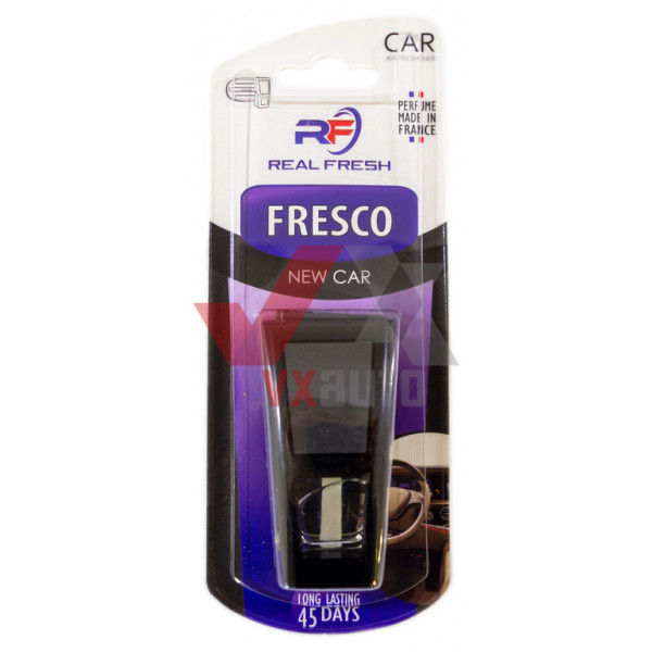 Ароматизатор Real Fresh Fresco New Car (Нова Машина) 8 мл динамік з флаконом на дефлектор