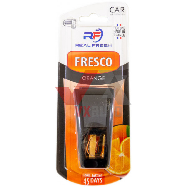 Ароматизатор Real Fresh Fresco Orange/Tangerine (Апельсин/Мандарин) 8 мл динамік з флаконом на дефлектор