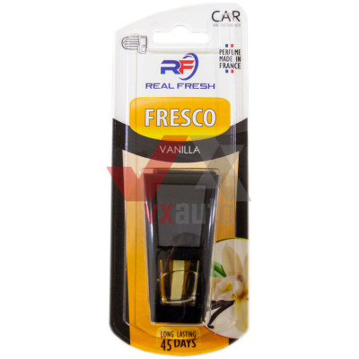 Ароматизатор Real Fresh Fresco Vanilla (Ваниль) 8 мл динамик с флаконом на дефлектор