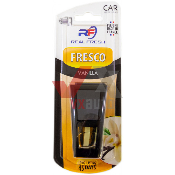 Ароматизатор Real Fresh Fresco Vanilla (Ваниль) 8 мл динамик с флаконом на дефлектор