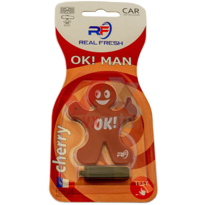 Ароматизатор Real Fresh Ok! Man Cherry (Вишня) листок