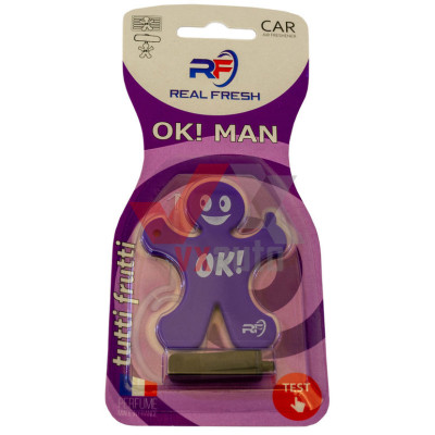 Ароматизатор Real Fresh Ok! Man Tutti Frutti (Все Фрукты) листок