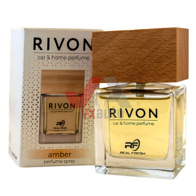 Ароматизатор Real Fresh Rivon Perfume Amber (Бурштин) 50 мл спрей