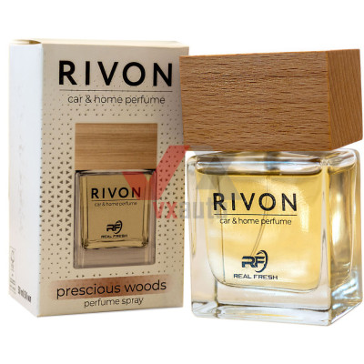 Ароматизатор Real Fresh Rivon Perfume Prescious Woods (Цінні ліси) 50 мл спрей