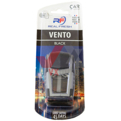 Ароматизатор Real Fresh Vento Black (Черный) 8 мл динамик с флаконом на дефлектор