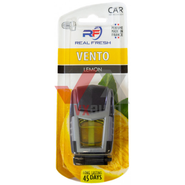 Ароматизатор Real Fresh Vento Lemon (Лимон) 8 мл динамик с флаконом на дефлектор
