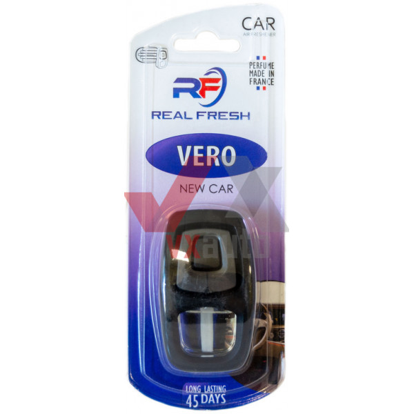 Ароматизатор Real Fresh Vero New Car (Нова Машина) 8 мл динамік з флаконом на дефлектор