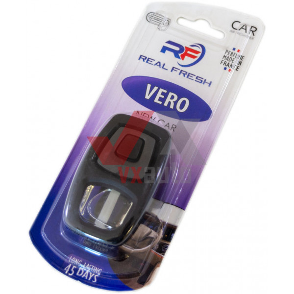 Ароматизатор Real Fresh Vero New Car (Нова Машина) 8 мл динамік з флаконом на дефлектор