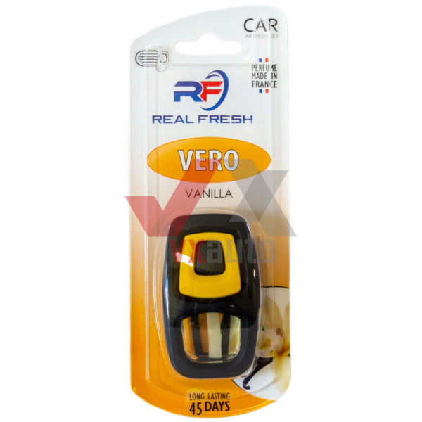 Ароматизатор Real Fresh Vero Vanilla (Ваніль) 8 мл динамік з флаконом на дефлектор