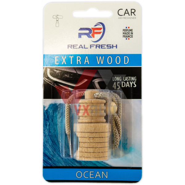 Ароматизатор Real Fresh Wood duo Ocean (Океан) 5 мл флакон на дзеркало
