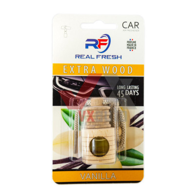 Ароматизатор Real Fresh Wood duo Vanilla (Ваниль) 5 мл флакон на зеркало
