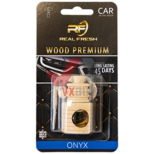 Ароматизатор Real Fresh Wood premium Onyx 5 мл флакон на зеркало